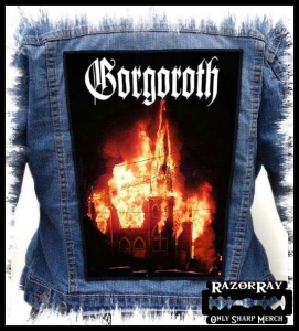 GORGOROTH - Burning Church -- Backpatch