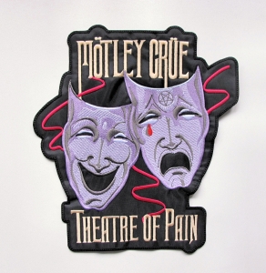 MOTLEY CRUE - Theatre Of Pain -- Embroidered Backpatch
