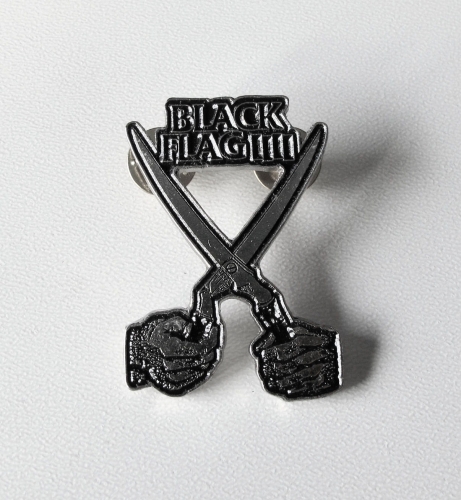 BLACK FLAG - Everything Went Black -- metal pin.JPG