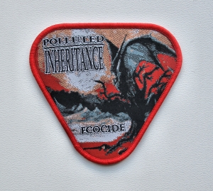 POLLUTED INHERITANCE - Ecocide [red] -- Woven Patch 