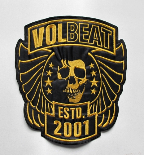 VOLBEAT - Estd. 2001  -- Embroidered Backpatch.JPG