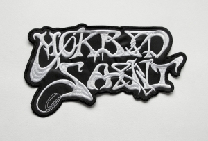 MORBID SAINT [white] -- Embroidered Backpatch  