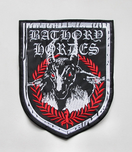 BATHORY - Hordes Shield -- Embroidered Backpatch.JPG