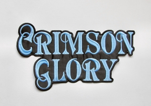 CRIMSON GLORY -- Embroidered Backpatch 