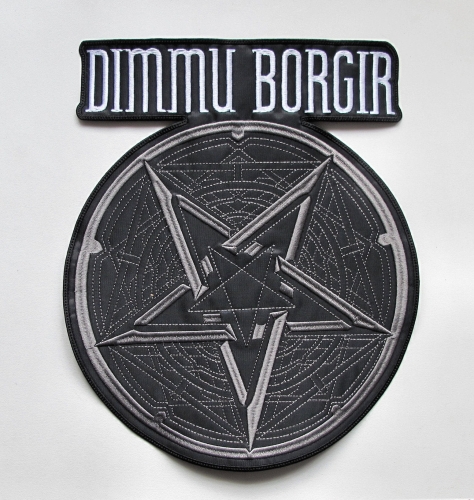 DIMMU BORGIR - Pentagram -- Embroidered Backpatch.JPG