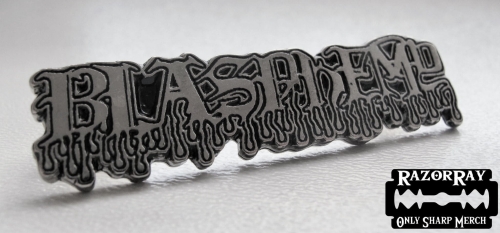 BLASPHEMY - Logo II --- Metal Pin.JPG