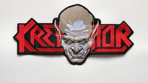 KREATOR - Logo Face -- Embroidered Backpatch 