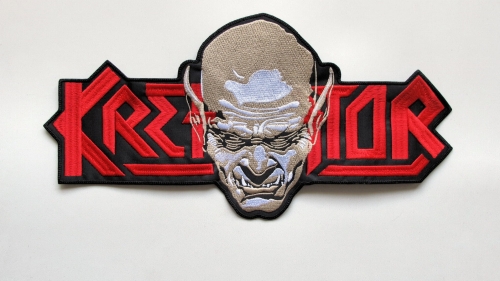 KREATOR - Logo Face --- Embroidered Backpatch.JPG