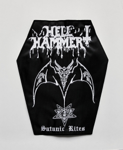 HELLHAMMER - Satanic Rites -- Embroidered Backpatch 