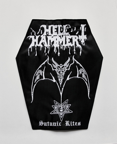 HELLHAMMER - Satanic Rites -- Embroidered Backpatch.JPG