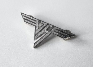 VAN HALEN [no ink] -- Metal Pin 