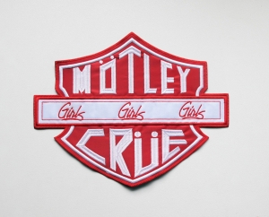 MOTLEY CRUE - Girls Girls Girls -- Embroidered Backpatch 