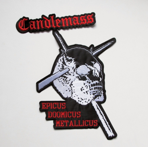 CANDLEMASS - Epicus Doomicus Metallicus  -- Embroidered Backpatch.JPG