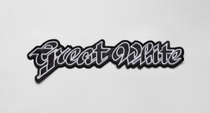 GREAT WHITE -- Embroidered Backpatch 