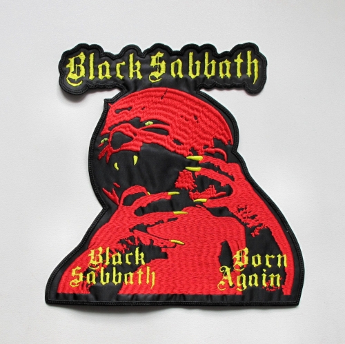 BLACK SABBATH - Born Again -- Embroidered Backpatch.JPG