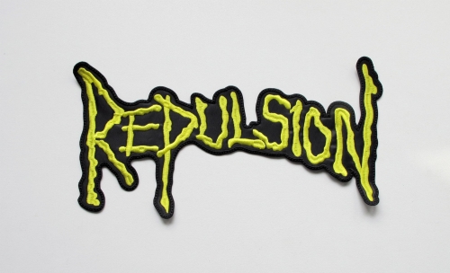 REPULSION [yellow] -- Embroidered Backpatch.JPG
