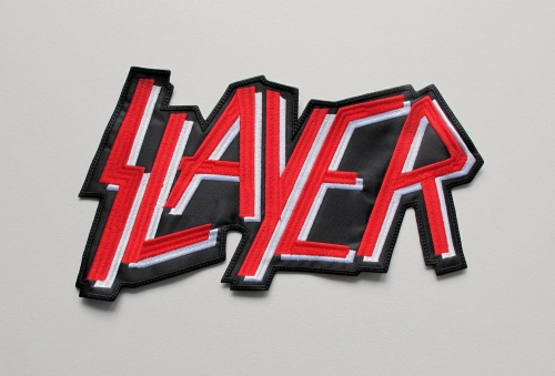 SLAYER - Logo  -- Embroidered Backpatch.JPG