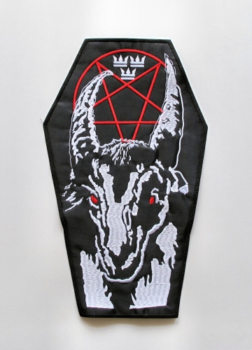 BATHORY - Goat Coffin  -- Embroidered Backpatch.JPG
