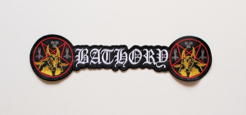 BATHORY - Goats Logo  -- Embroidered Backpatch.JPG