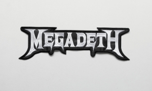 MEGADETH [white] -- Embroidered Backpatch