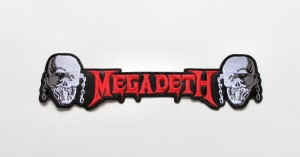 MEGADETH - Skulls Logo  -- Embroidered Backpatch