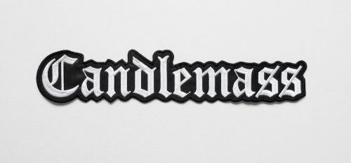 CANDLEMASS - Logo  -- Embroidered Backpatch.JPG