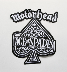MOTORHEAD - Ace Of Spades [shape] -- Embroidered Backpatch