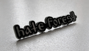 Przypinka HATE FOREST