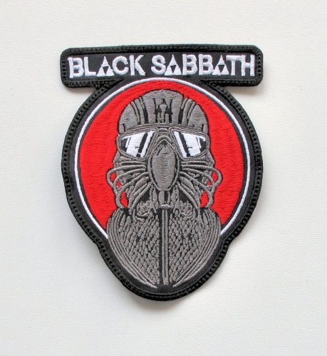 BLACK SABBATH - Mask -- Embroidered Patch.JPG