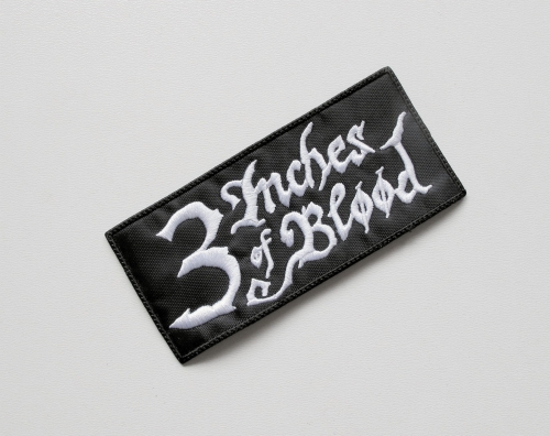 3 INCHES OF BLOOD -- Embroidered Patch.JPG