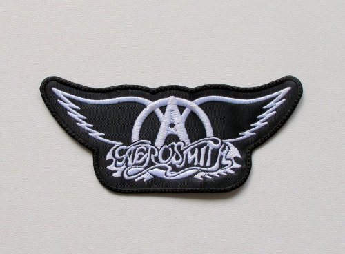 AEROSMITH [white] -- Embroidered Patch.JPG