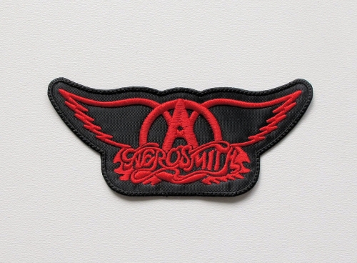 AEROSMITH [red] -- Embroidered Patch.JPG