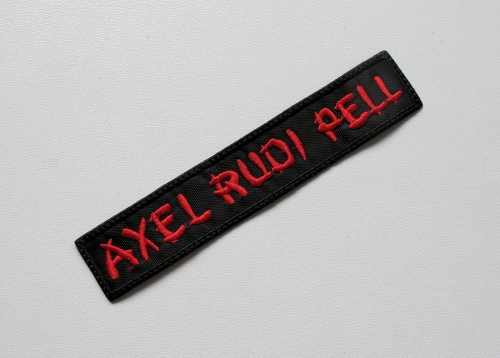 AXEL RUDI PELL [red] -- Embroidered Patch.JPG