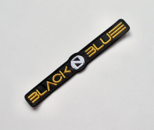 BLACK N BLUE -- Embroidered Patch.JPG