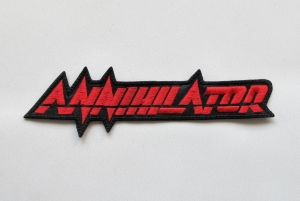 ANNIHILATOR [red] -- Embroidered Patch 