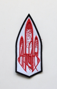 Naszywka Haftowana AT THE GATES - Logo Church [white]
