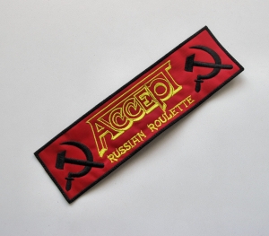 ACCEPT - Russian Roulette -- Embroidered Patch 