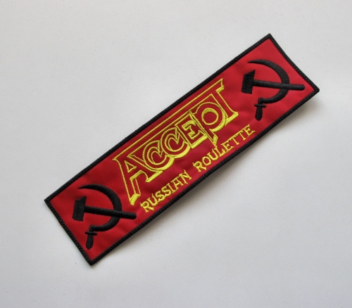 ACCEPT - Russian Roulette -- Embroidered Patch.JPG