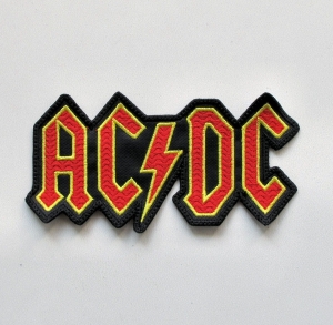 Naszywka Haftowana AC/DC - Shaped Logo