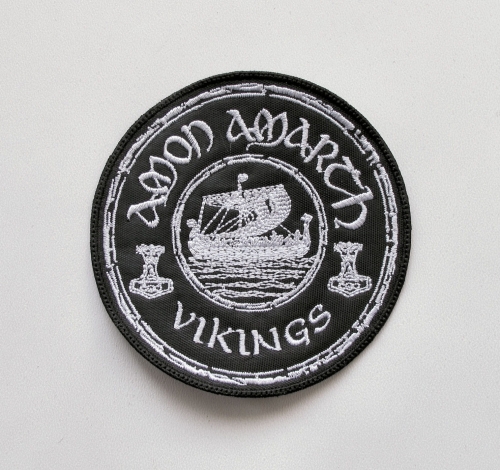 AMON AMARTH - Drakkar -- Embroidered Patch.JPG