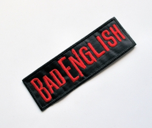 Naszywka Haftowana BAD ENGLISH