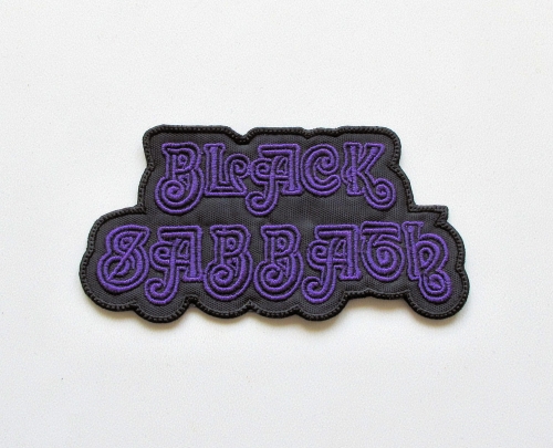 BLACK SABBATH - PURPLE OUTLINE LOGO -- EMBROIDERED PATCH.JPG