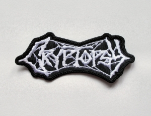CRYPTOPSY - Logo [white] -- Embroidered Patch 