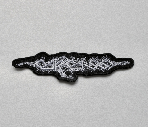 CARCASS - Logo Shaped [white] -- Embroidered Patch.JPG