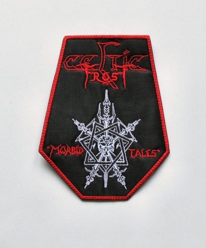 CELTIC FROST - Morbid Tales [coffin]  -- Embroidered Patch.JPG