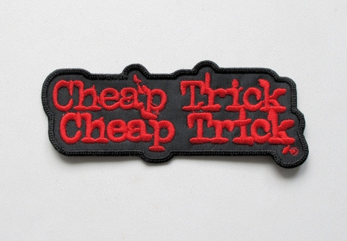 CHEAP TRICK [red]  -- Embroidered Patch.JPG