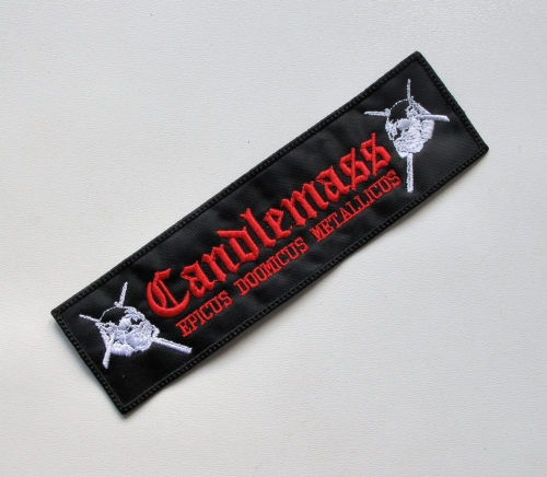 CANDLEMASS - Epicus Doomicus Metallicus  -- Embroidered Patch.JPG