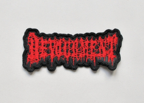 DEVOURMENT [red shape] -- Embroidered Patch.JPG