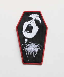 Naszywka Haftowana DARKTHRONE [red] - Fenriz Coffin