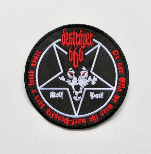 DESTROYER 666 - Wolf -- Embroidered Patch.JPG